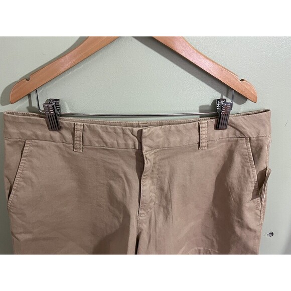 Daily Ritual Women's Tan Shorts Size US 12 34" Waist 4" Inseam - Picture 2 of 6